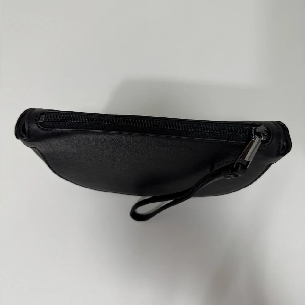 Talbots Leather‎ Moon Bag Wristlet Clutch